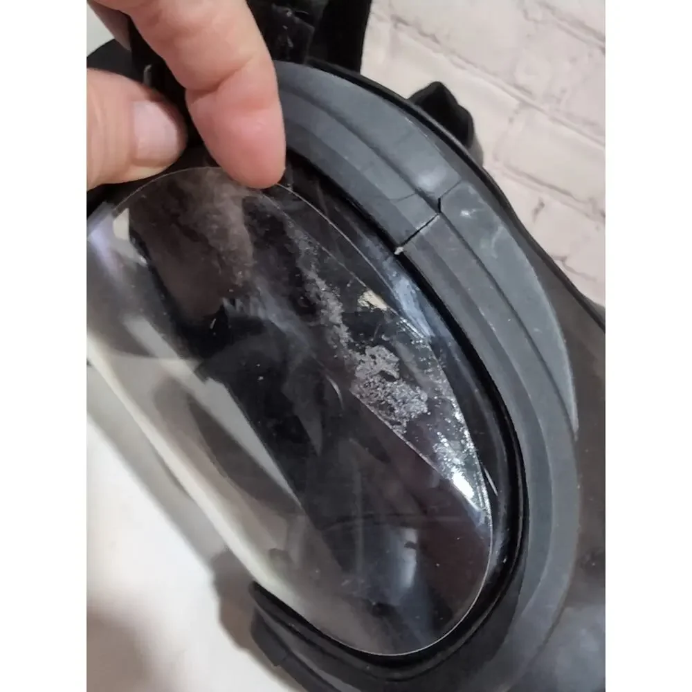 MSA Ultra Elite Respirator Facepiece 491528 Large Black Hycar Pressure Demand